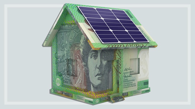 solar_panels on hundred dollar note house solar rebates